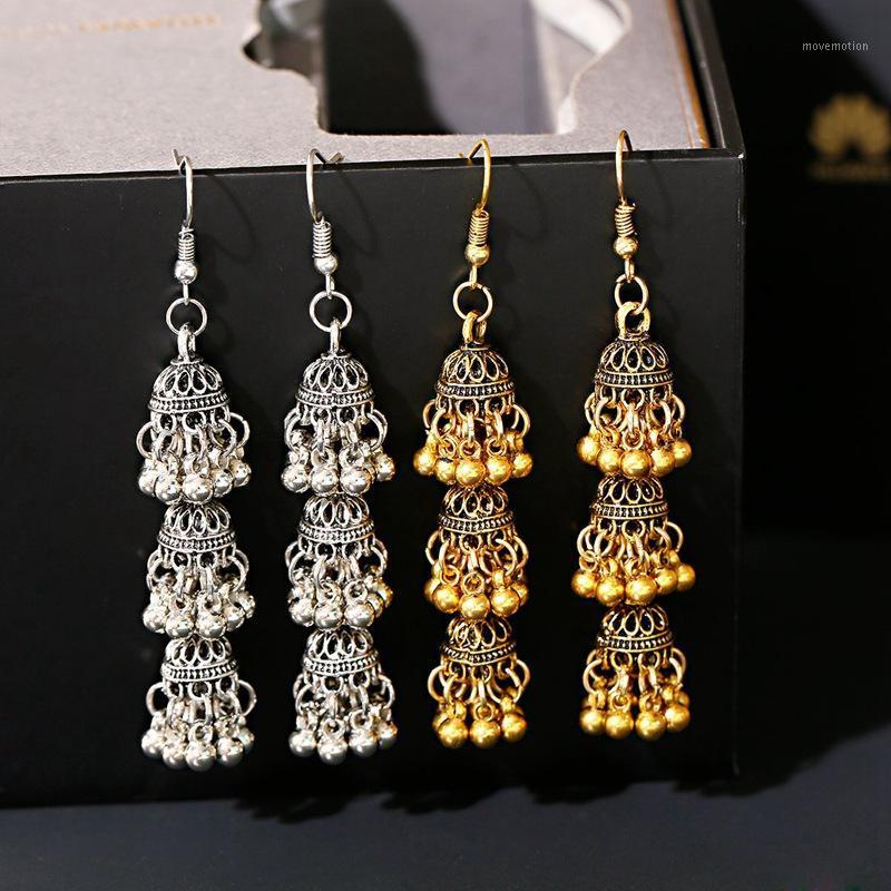 

2020 Ethnic Long Ladies Earrings Oorbellen Handmade Summer Boho Bohemia Bells Dangle Earrings For Women1