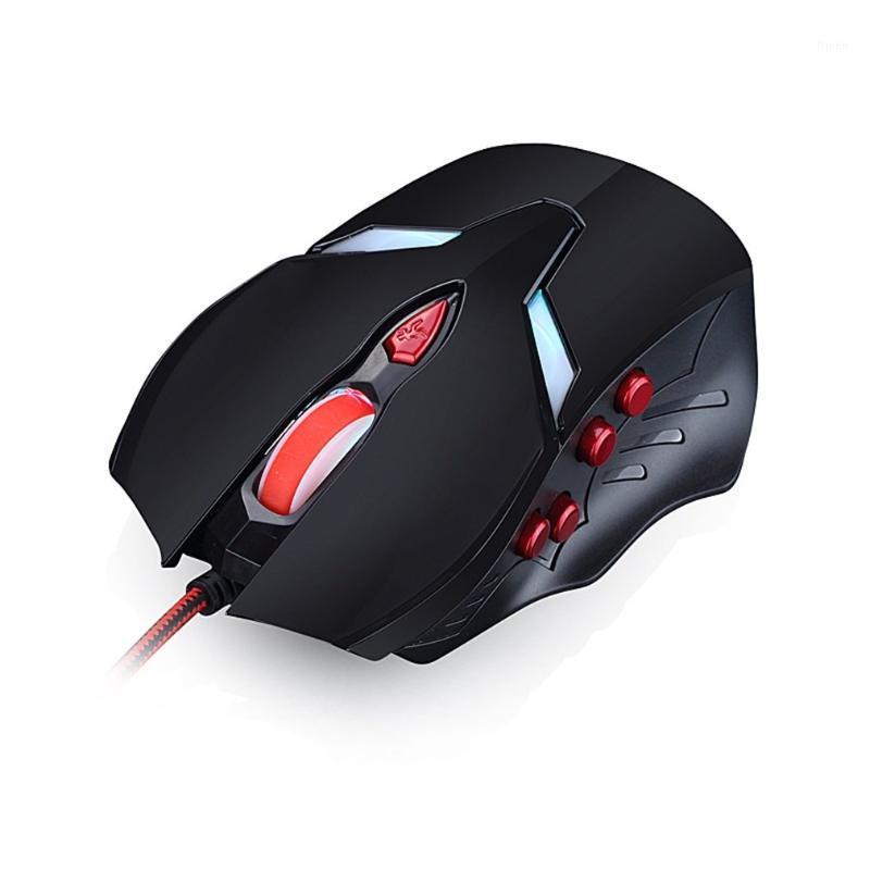 

JS-L1 LED USB Wired Optical Game Mouse Adjustable 3200 DPI Laptop 8 Buttons1