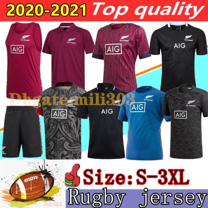 

New 20 21 Zealand Rugby Jersey 2020 2021 best quality Polo shirt 100 year Anniversary Commemorative Edition rugby jerseys size:S-3XL, 14