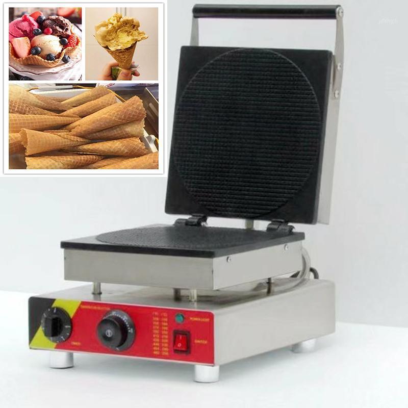 

Commercial electric nonstick ice cream cone pan waffle iron maker1