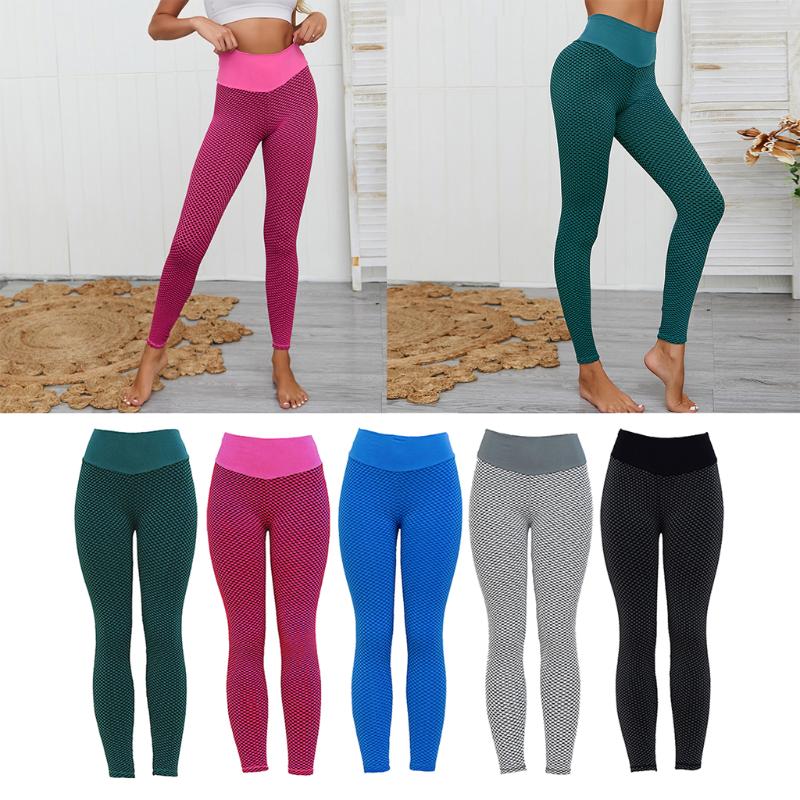 

Womens Sexy High Waist Yoga Pants Leggings Slimming Push Up Tights Pants, Gray