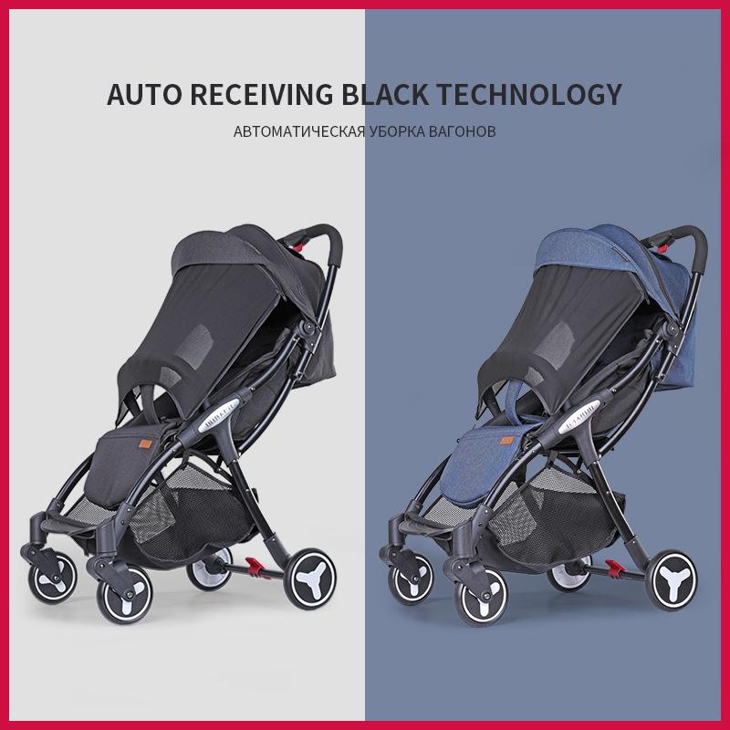 

Baby Stroller Light Folding Four-wheeled Cart Baby Twin Stroller