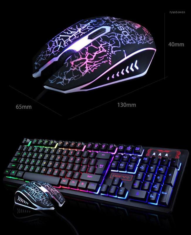

Gaming Keyboard and Mouse Set k13 Backlight Usb Ergonomic for PC Laptop Gamer Games Mouses and Keyboards Kit1