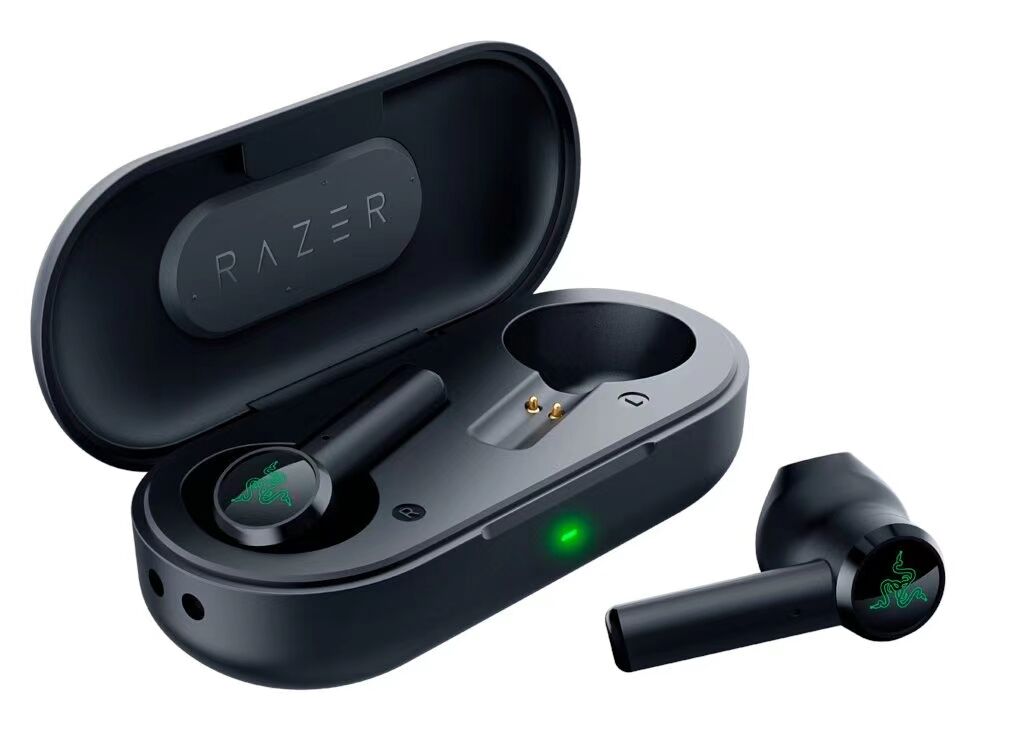 

Razer Hammerhead wireless earphones headphones bluetooth Earbuds High Quality Sound Gaming headset headsets tws sports phone earphones 1pcs, Black