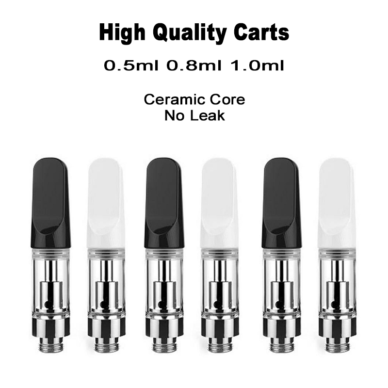 

TH205 Vaporizers Atomizer Carts 0.5ml 0.8ml 1.0ml Empty Vape Pens Coil Thick Oil Cartridge Glass Tanks 510 Ceramic Cartridges