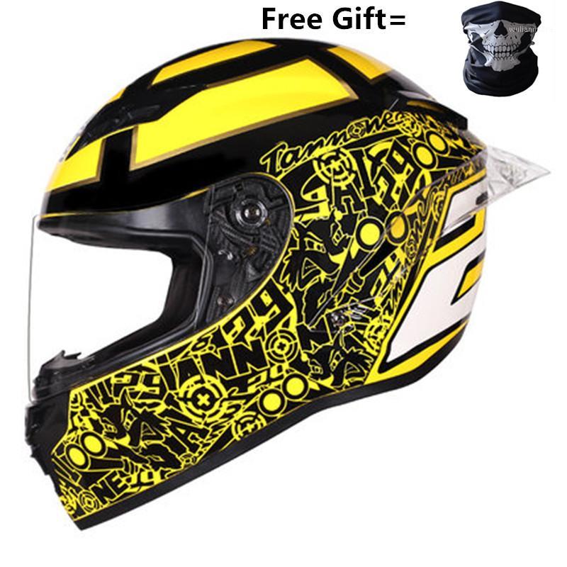 

2020 New full face Motorcycle Helmet Motorbike Motocross Moto Helmet Crash Full Face Helmets Casco Moto Casque# DOT approved1, 700e-dark-blue