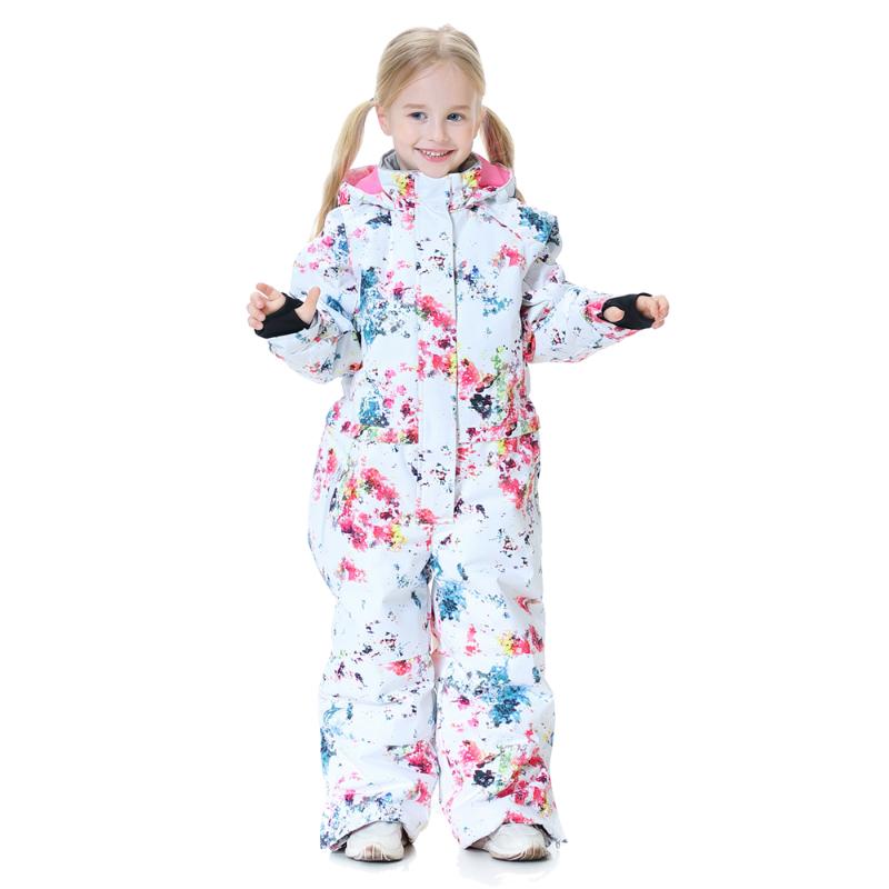 

New Girls Ski Suit Kids Thick Warm Waterproof Windproof Skiing And Snowboarding Jacket Pants Set Winter Outdoor Snow Costumes, Cspm