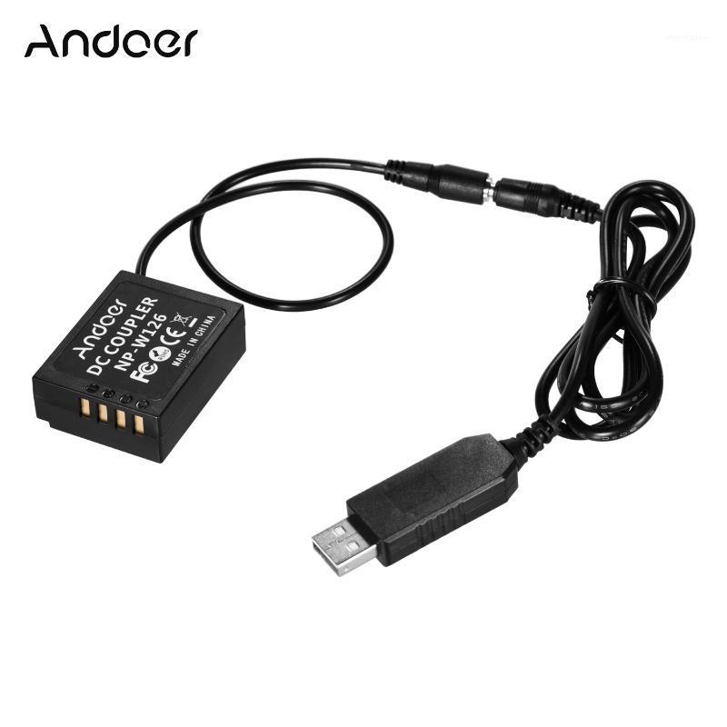 

Andoer 5V USB to NP-W126 Dummy Battery Pack DC Coupler Adapter for Fuji Cameras X-A1/X-A2/X-A3/X-E1/X-E2/X-M1/X-Pro/X-T1/X-T21