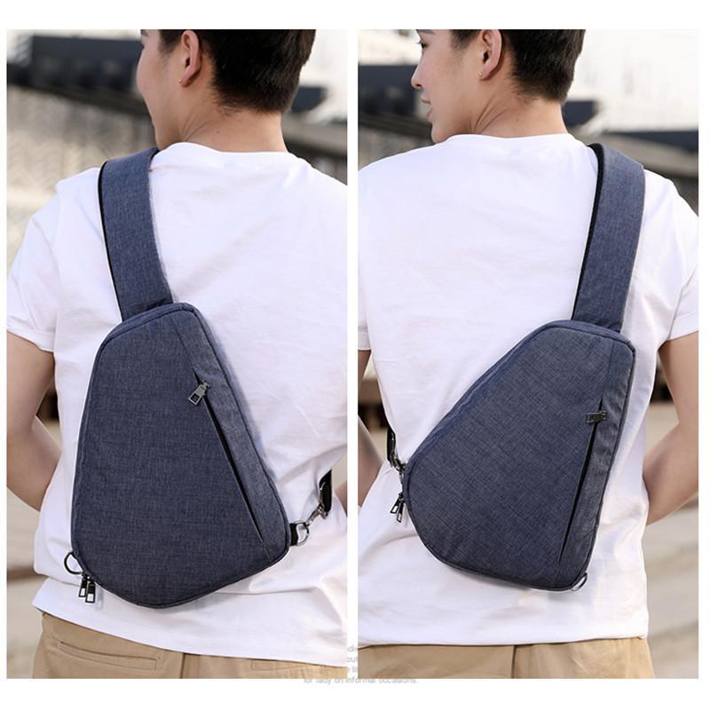 

Mihaivina Bags For Women Luxury Chest Bag Anti Theft Crossbody Bags Handbags Fashion Sling Bag Casual Canvas Travel Chest Pack1, Sky blue