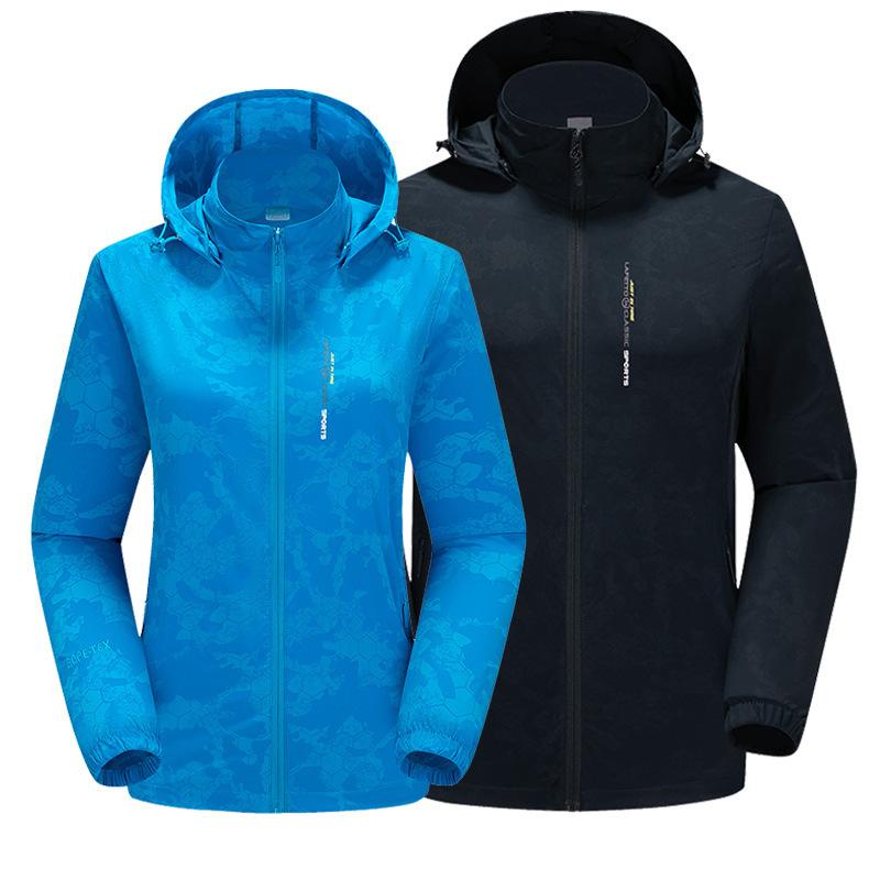 

Raincoat Jacket Summer Thin Section Men and Women Fashion Elasticity Slim Fit Breathable New Style Outdoor Trench Coat, Women s pink