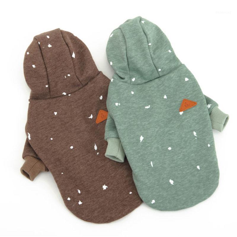 

Fashion print Cat Pet Dog Hoodie Coat Jumpsuit Sweater for small Dogs puppy sportwear Sweatshirts Clothing dog Chihuahua clothes1, Green