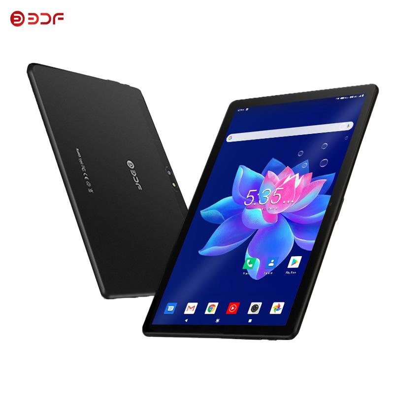 

BDF 2020 Hot New 10 Inch tablet PC 8 Cores Dual SIM 4G LTE 32GB ROM Android 9.0 Octa Core WiFi Bluetooth GPS Type-C Tablets, Black