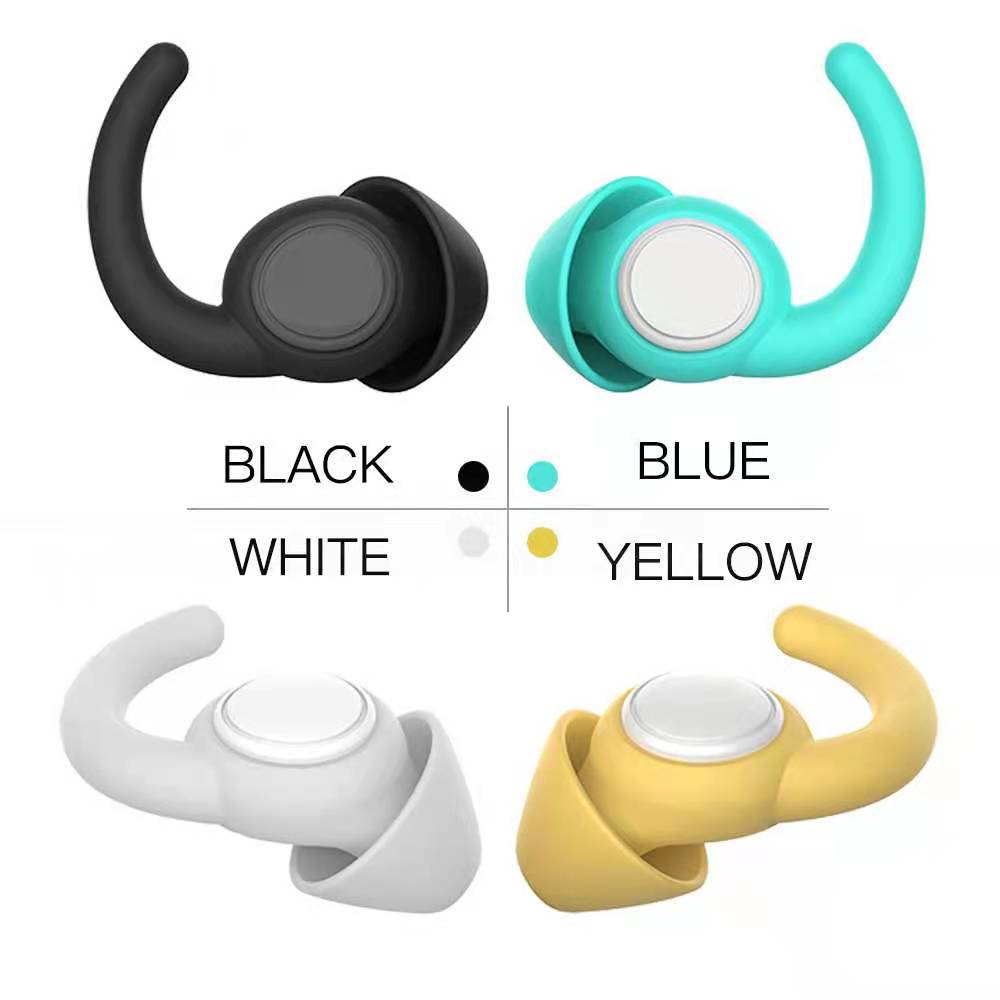 

Noise Reduction Earplugs for Sleeping Silicone Ear Plugs Noise Cancelling 33dB for Sleep Snoring Swimming Concert Studying Work