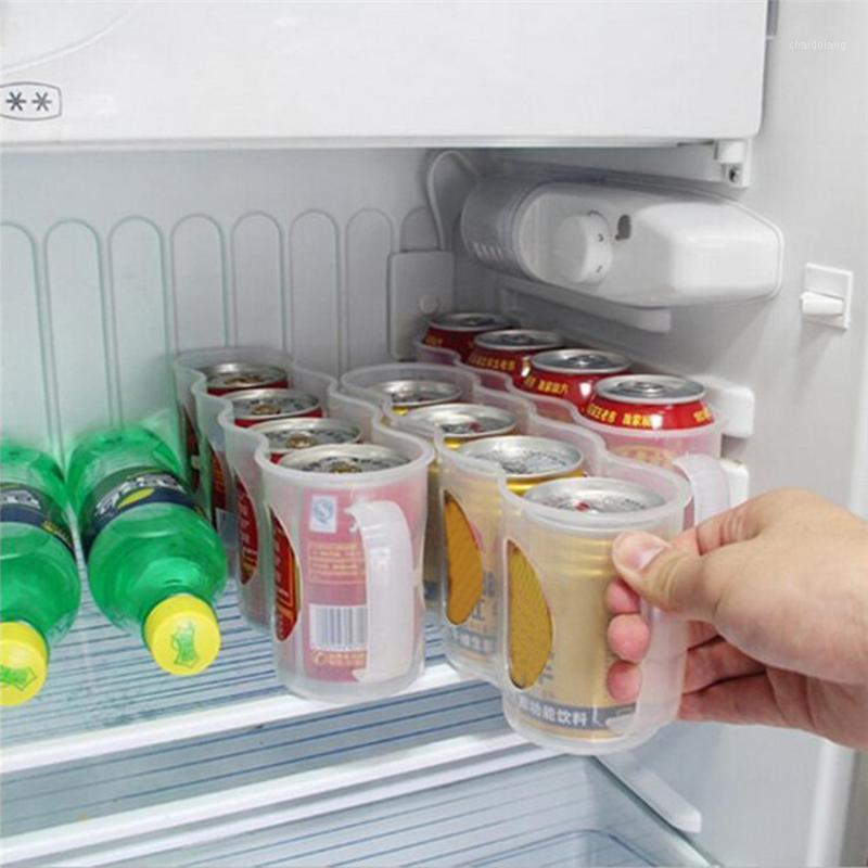 

Refrigerator Storage Box Lightweight Durable For Beverage Drinking Can Space Saving Holder 29.5*7*10.5CM 2020 #A1