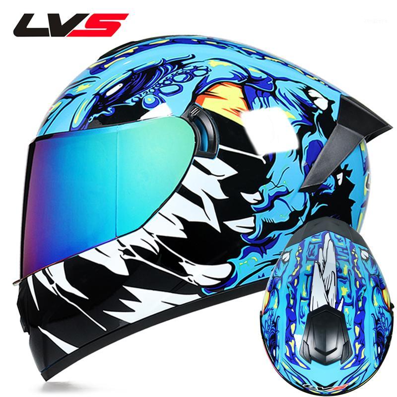 

Full face helmet motorcycle riding helmet safety double lens Racing warm and windproof1, E12