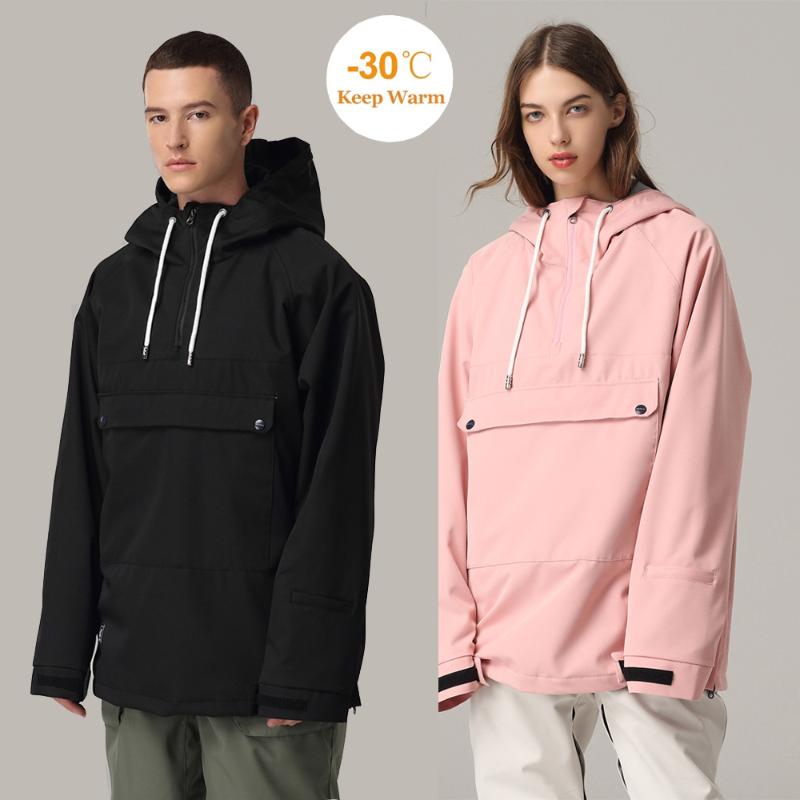 Skiing Jackets Ski Jacket Men Women Hoodie Snowboard Suit Female Winter Outdoor Warm Waterproof Windproof Breathable Clothes Jumper