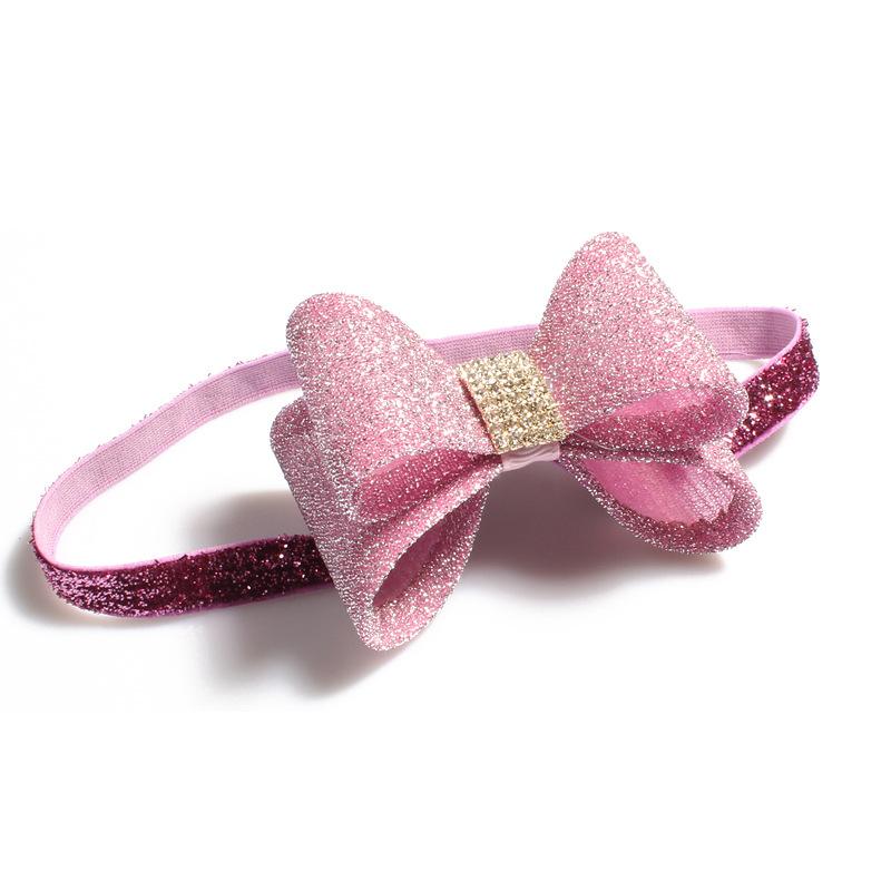 

wholesale bling Bow Headband Ribbon Bow Headband Hair Accessories Rhinestone Set Grils 150PCS/LOT, Multi