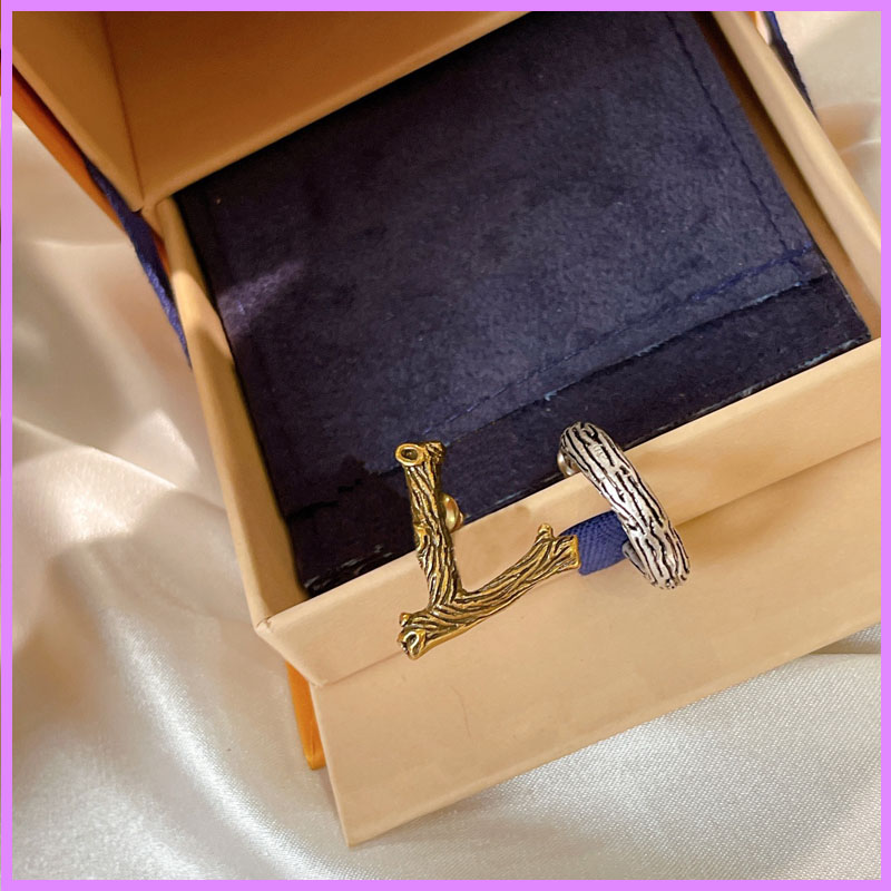 Women Fashion Earrings Designer Jewelry Irregular Earring Womens Letters Ear Studs Retro Ladies Accessories Lovers Wholesale D222266F-image-755192433