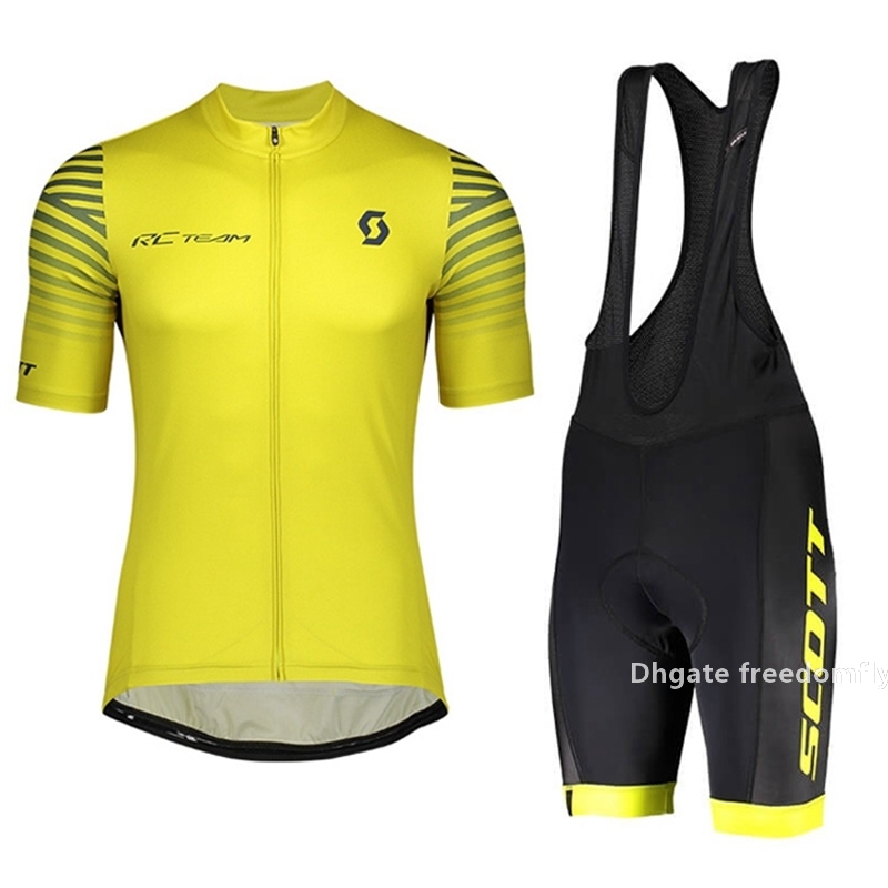2018 Scott RC Pro Yellow Cycling Jersey Winter Thermal /"FAST DELIVERY