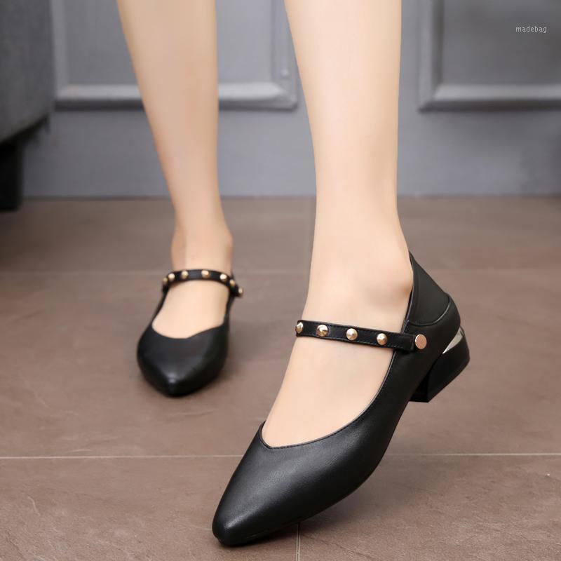 

Genuine Leather Pumps Women Shoes Size 35 - 43 Pointed Ladies Kitten Heels New Comfortable Mother Shoe Office Square Heel Pumps1, Grey