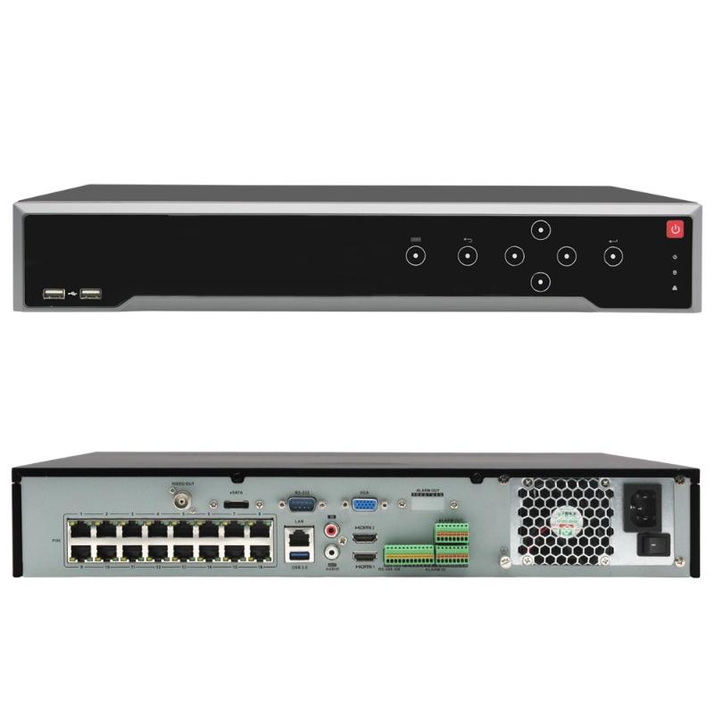 

Hikvision NVR OEM 12MP 4K 32CH POE NVR DS-7732NI-K4/16P 16 PoE Ports 4 SATA Network Video Recorder Support Alarm Max 32TB Onvif