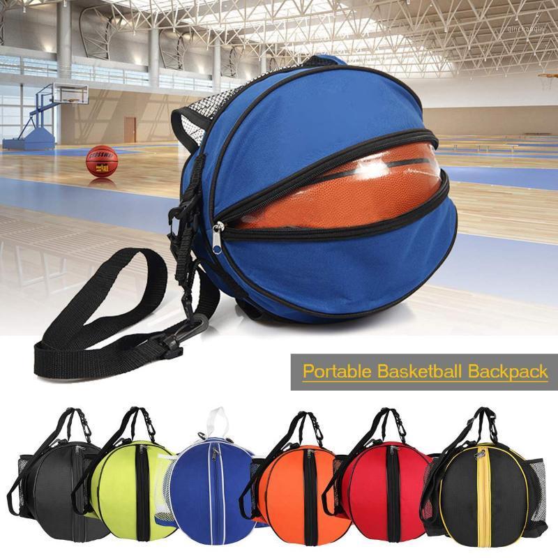 

Portable Basketball Backpack Water Bottle Ball Pack Soccer Sports Bags Kids Football Kits Waterproof Volleyball Basketball Bag1, Orange