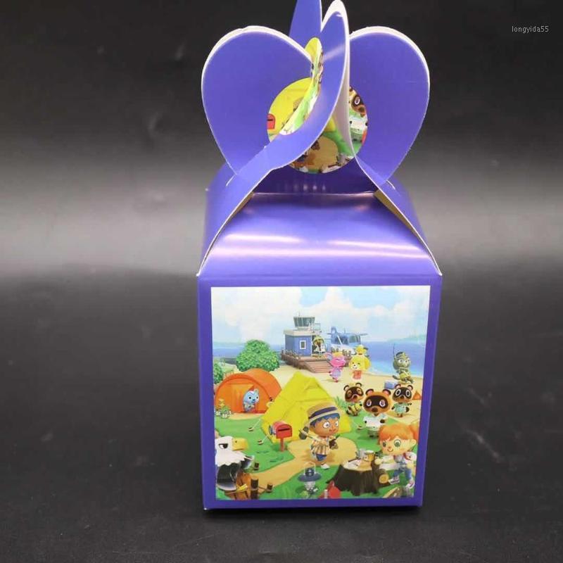 

6pc/lot Animal crossing Theme Paper Candy Box Children's day Party Gift Box Wedding Decor Baby Shower Birthday Party Supplies1