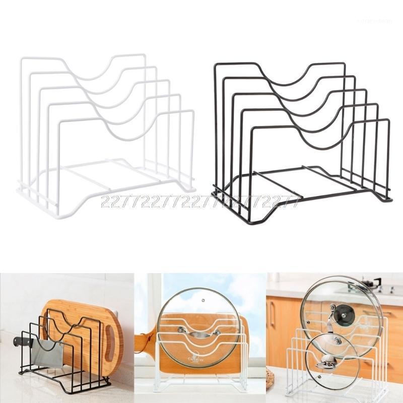 

Iron Place Pot Lid Shelf Holder Storage Tool for Kitchen Organizer Goods Pan Cover Rack Stand Spoon Kitchen Accessory N011