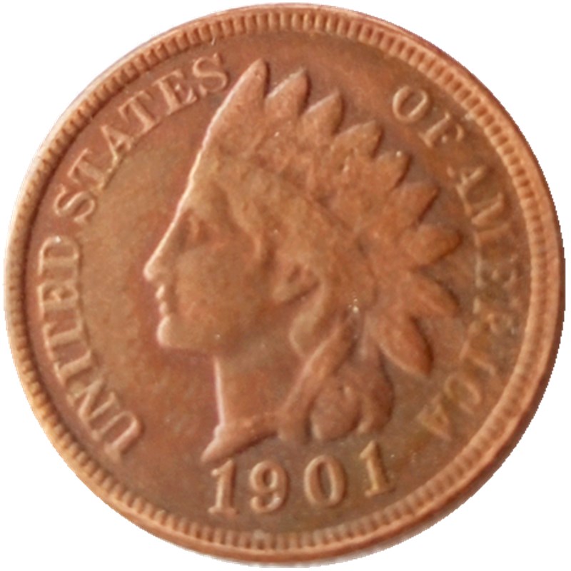 

US Indian Head Cent 1901-1905 100% Copper Copy Coins metal craft dies manufacturing factory Price