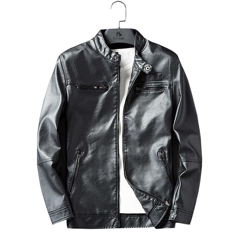 

2021 Leather Jackets From the New Make-up Men's Jacket K204 UH62, Black