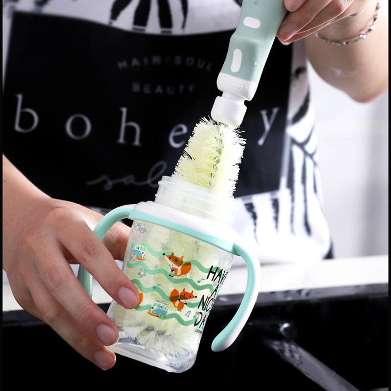 

Cleaning Brush Adjustable Foam Bottle Cup Brush Decanter Wine Glass Bar Kitchen Cleaners New Practical Softs Kitchen Cleaning Tools