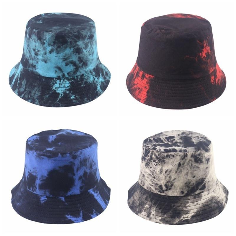 

Fashion Double-sided Tie Dye Fisherman Hat Womens Outdoor Bucket Hats Hat Cotton Bucket Hats for Men