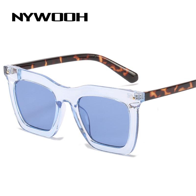 

Sunglasses NYWOOH Oversized Gradient Women Retro Brand Designer Square Sun Glasses For Men Vintage Big Shades Eyewear UV400