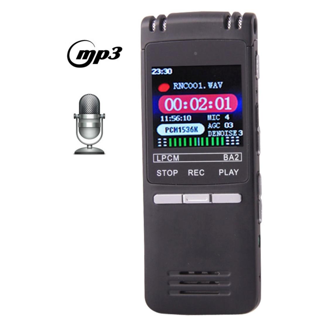 

VM202 Professional 8GB LCD Digital Voice Recorder with VOR MP3 Player