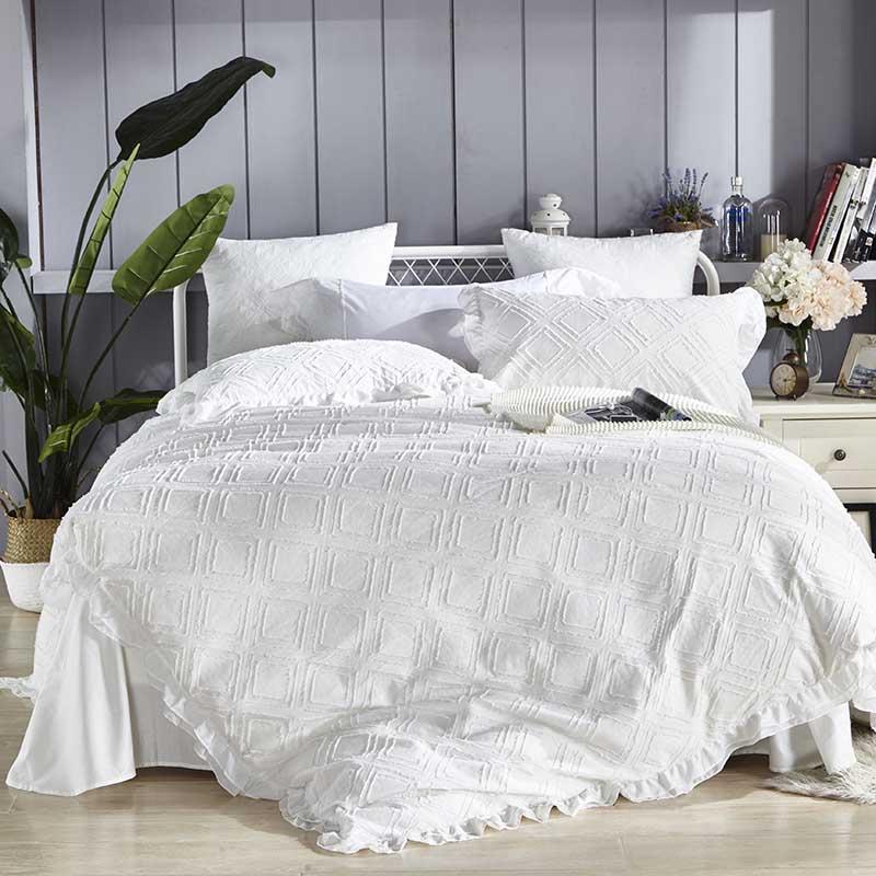 

Luxury 100% Cotton Bedding Set King Queen Size 4Pcs Wedding Bed Cut Duvet Set Flowers 3d Cover Style Stereoscopic Pure Bedsheet
