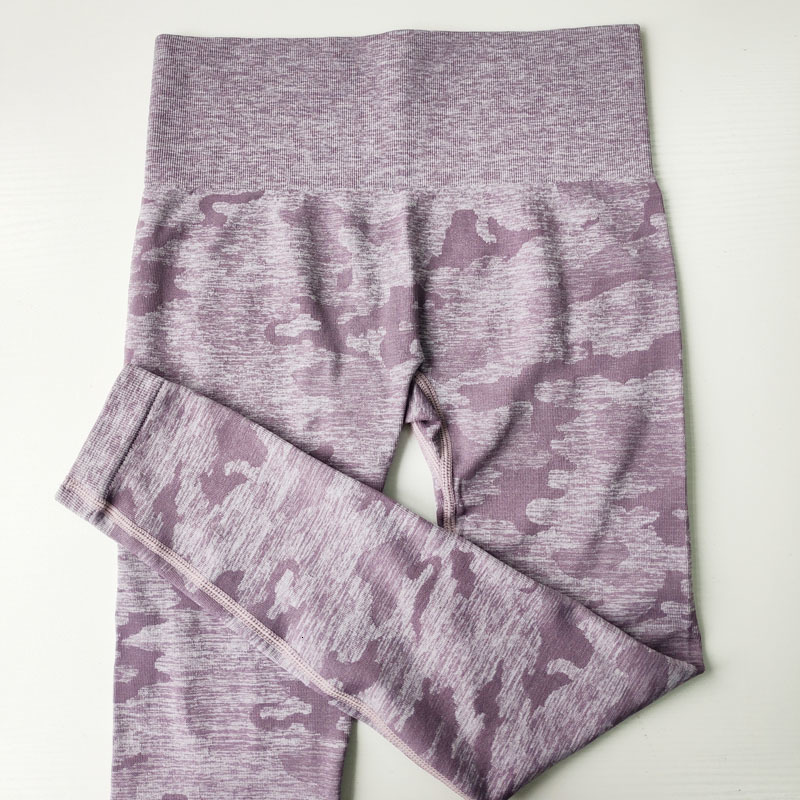 

2021 New 2nd Edition Camo Seamless High Waist Booty Scrunch Leggings Yoga Compression Pants Women Cywn, Lavender grey
