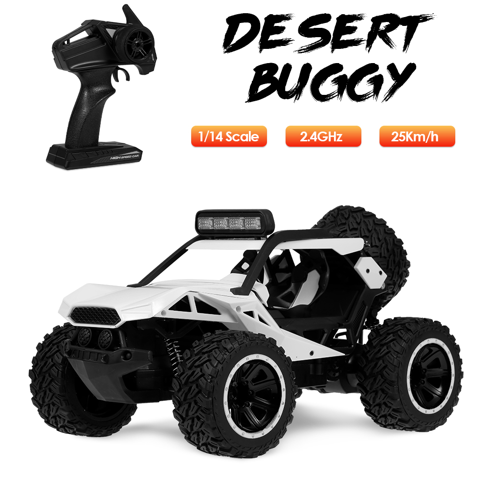

KY-2010A 1/14 RC Car 2.4Ghz Desert Buggy 25Km/h High Speed Desert Off Road RC Car With Led Light Electric Toy Car Gift For Kids