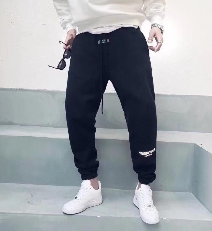 

Cotton Solid Color Men' Sports Pants Loose, Breathable, Hanging Crotch Casual Pants, Fashionable Underwear Without Chicken Feet, Black