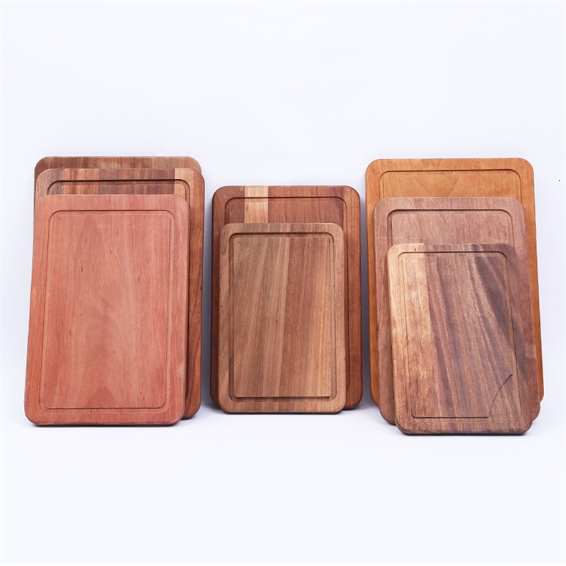 

2021 New Whole Bread Sushi Plate Real Wood Tray Pizza Board Chopping Blocks Wfhl
