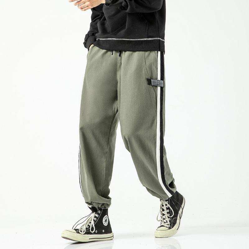 

Streetwear Hip hop Joggers Pants Men Loose Harem Pants Ankle Length Trousers Sport Casual Sweatpants Fashion Men Casual Trousers, Green