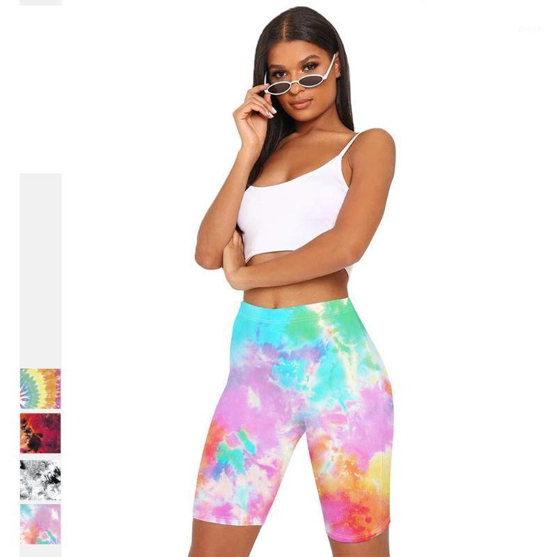 

Tie-dye Printed Women Leggings Slim Fit Exercise Fitness Pants Elastic Cycling Leggings Sport Women Fitness Sport Pants1, 02