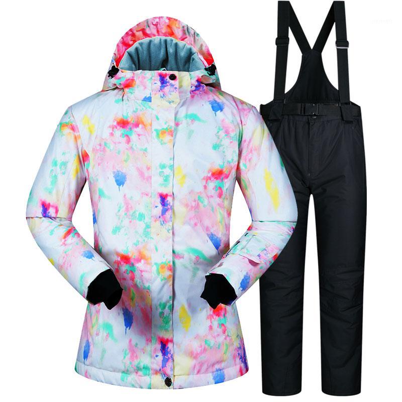

2020 New Snowboarding Suits Women Clothes Ski Jacket And Pants Snow thermal Windproof Waterproof Clothing Winter Ski Suit Brands1, Cz