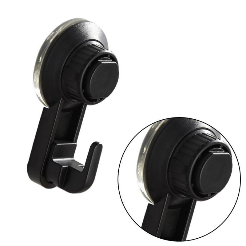 

2Pcs Suction Cup Hooks Punch-Free Hook Wall-Mounted Hook Multifunctional Pothook Clothes Hanger Black