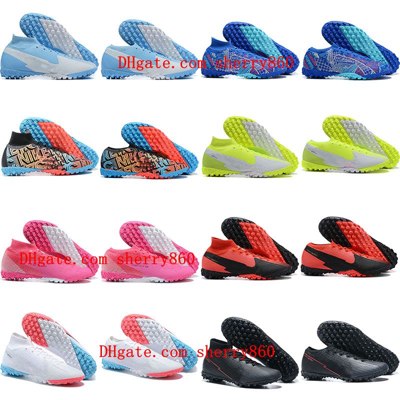 

2020 mens soccer cleats Mercurial Superfly VII 7 Elite TF football boots turf soccer sneakers shoes CR7 neymar ronaldo hot, As picture 18