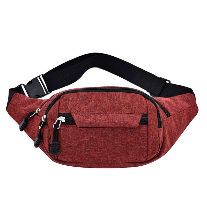 

Unisex Nylon Fanny Pack Waist Bum Belt Chest Phone Pouch Hiking Sports Shoulder Bag Crossbody, Green