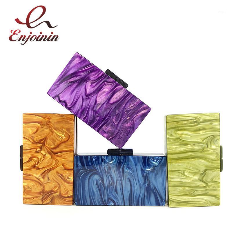 

Multi-color Acrylic Style Fashion Women Party Purses and Handbags Banquet Clutch Evening Bag 2020 New Simple Designer Bags Pocuh1, Dark grey