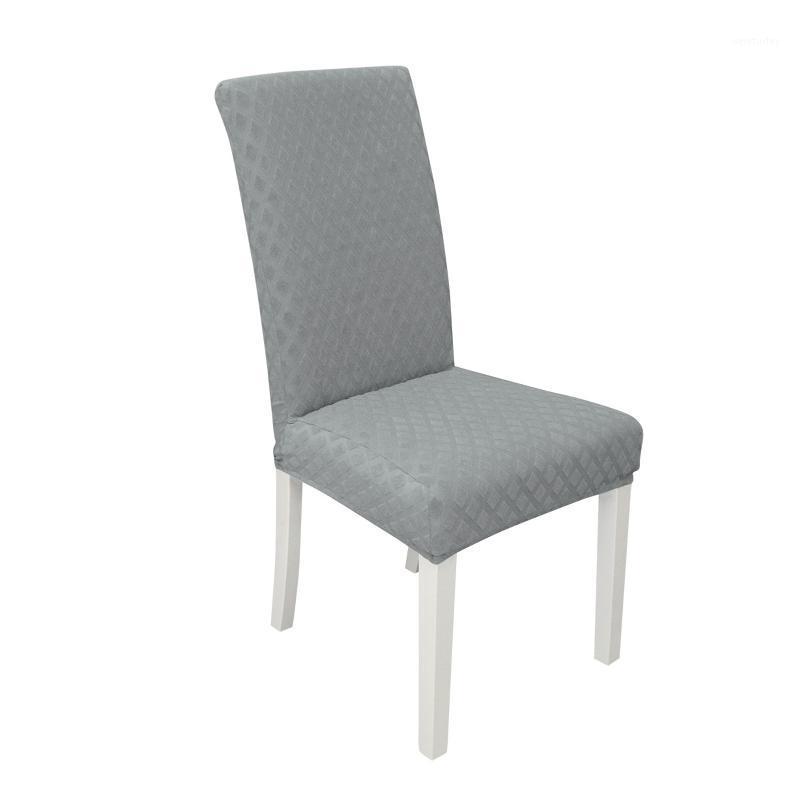 

Wedding Party Banquet Ceremony Soft Seat Protector High Stretch Furniture Jacquard Dining Chair Cover Slipcover Modern Removable1