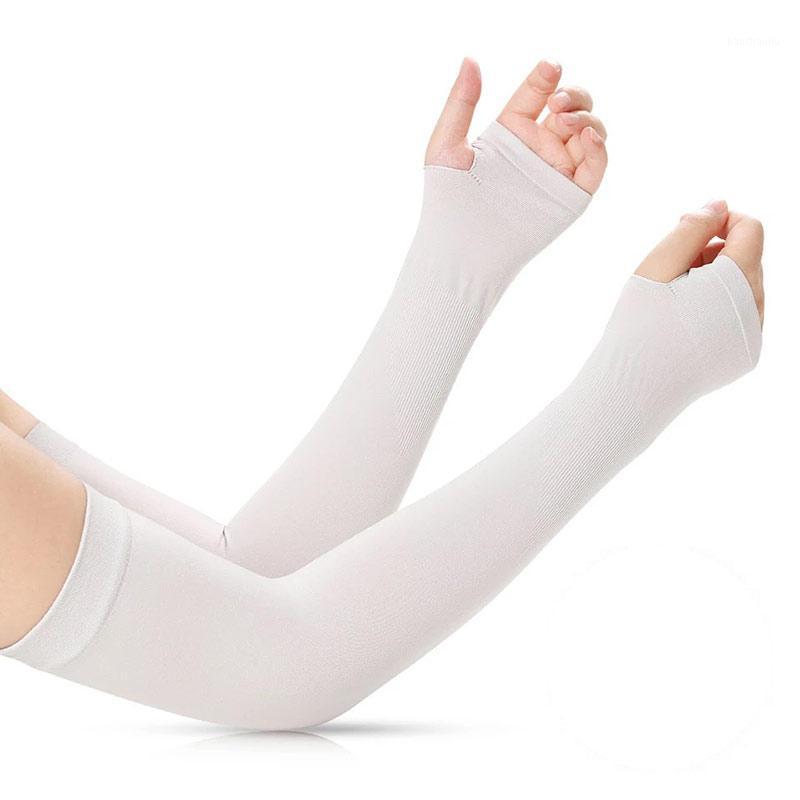 

1 Pair Cycling Arm Sleeves Summer Sun UV Protection Ice Cool Running Fishing Climbing Driving Arm Cover Warmers for Men Women1, As the picture