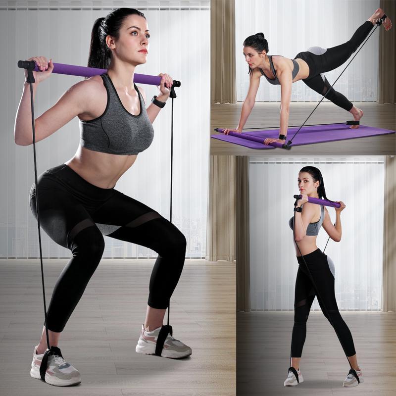 

Yoga Pull Rods Portable Home Yoga Gym Body Abdominal Resistance Bands for Pilates Exercise Stick Toning Bar Fitness Rope Puller1
