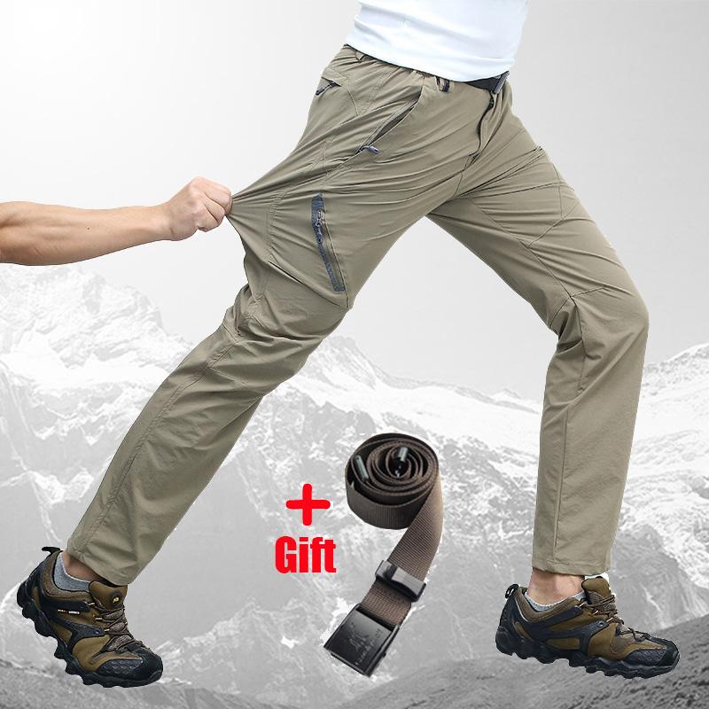 

Plus Size 8XL Hiking Pants Men Outdoor Sports Fishing Camp Mountain Climbing Trousers Mens Elastic Waterproof Quick Dry Pant, Gray